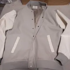 coen スタジャン M グレー/ホワイト