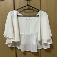 La Totalite シフォンボレロ ホワイトのサムネイル