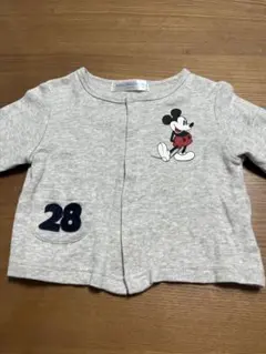 ミッキーマウス　カットソーカーディガン90cm