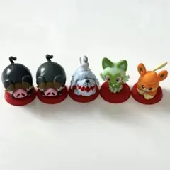 ポケモン チョコエッグ フィギュア グルトン ボチ ニャオハ パモ 5点セット