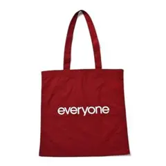 everyone nylon logo tote bag (BURGUNDY)