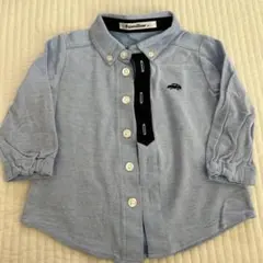 美品⭐︎familiar ボタンアップシャツ　シャツ　ファミリア