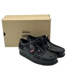 Supreme×Clarks Patent Wallabee US9.5 新品