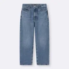 【GU】ストレートアンクルジーンズ(丈標準64.0～68.0cm)