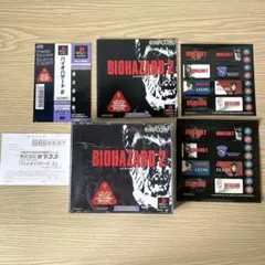 帯付き バイオハザード2 ステッカー付き PlayStation ソフト