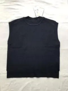 ORIHICA オリヒカ レディース ニットベスト ネイビー 新品