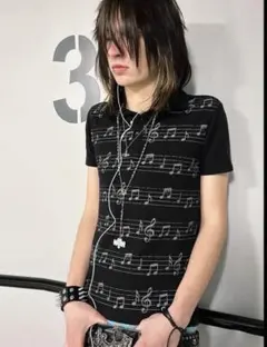 Music note polo shirt 音符 archive Hedi 新品 - メルカリ