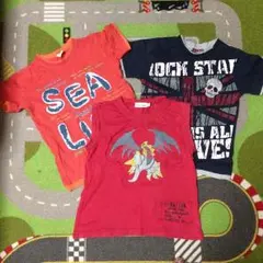 セール 3枚セット 120cm T-シャツ 美品