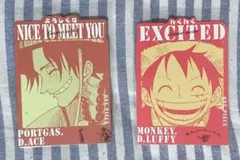 ONE PIECE BASE SHOP ポストカード　ルフィ　エース 2枚セット