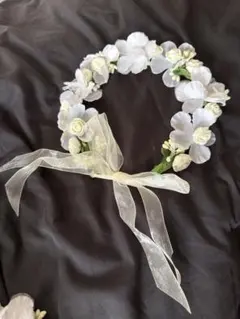 フラワー パール カチューシャ フラワークラウン 花冠3個セット