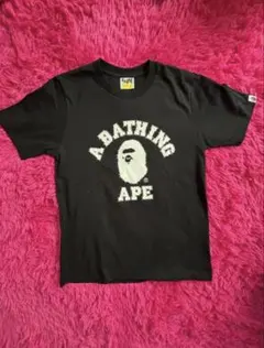 A BATHING APE Tシャツ ブラック エイプ平成ギャルY2Kグランジ - メルカリ