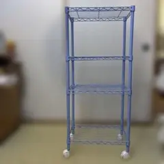 美品‼️淡いパープルの3段ラック