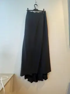 値下げ‼️Christian Dior40 黒 フレアロングスカート