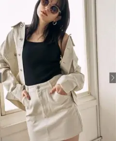 ツイルジャケットXスカートセットアップ