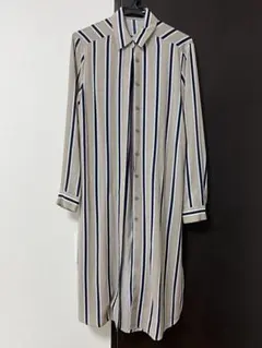 ENVYM ストライプ ロングシャツ 長袖のサムネイル