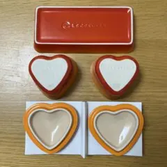LE CREUSET ル・クルーゼ ハート型　ミニココット　トレーのセットのサムネイル