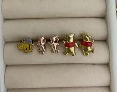 くまのプーさん　ピアスセット
