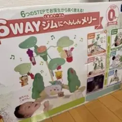 【箱・説明書付】ディズニー 6WAYジムにへんしんメリー（くまのプーさん）のサムネイル