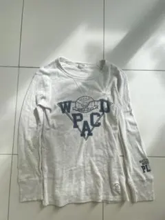 長袖 Tシャツ ロンT カットソー グレー　レディース　y2k古着　平成