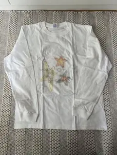 【ハンドメイド】オリジナルTシャツ長袖　Mサイズ　星