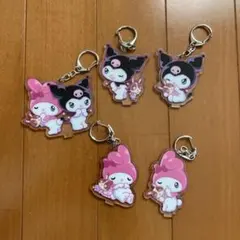 マイメロディ・クロミ アクリルキーホルダー5個セット