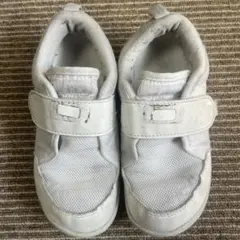 アシックス　スクスク　上履き　シューズ　18.5cm 上靴　うわばき　ホワイト