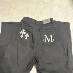 MUCENT ムセント ピストルバックレザー ダブルクロスパンツ S - メルカリ