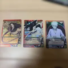 NARUTOカード 3枚セット ロック・リー 高速の体 四黒霧陣 - メルカリ