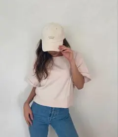 ALEXIA STAM アリシアスタン ロゴキャップ 帽子 ハット ベージュのサムネイル