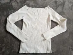 GRL スクエアリブニット