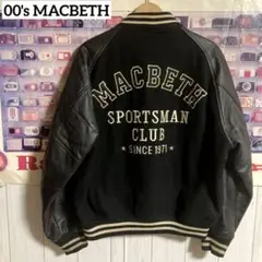 希少✨マクベス スタジャン バック刺繍　ウール レザー ストリート c-boy Amazon | [A FEW GOOD KIDS] ノベルティ 不織布バッグ との