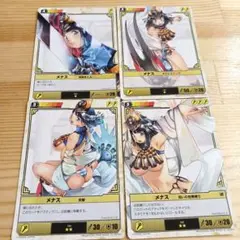 クイーンズブレイド ザ・デュエル　メナス　4枚　まとめ　メガハウス