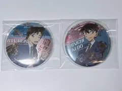 名探偵コナン　USJ ユニバ　缶バッジ　工藤新一　毛利蘭