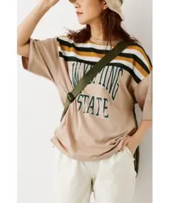 【RODEO CROWNS WIDE BOWL】 ニットカスタムカレッジトップス