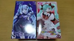初音ミク フィギュア 雪ミク×クロミ 初音ミク×チロルチョコ 2体セット