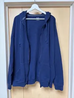 90s FRUIT OF THE LOOM フルジップパーカー 3XL フェード