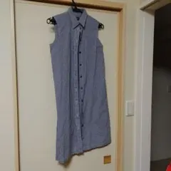 UNIQLO ノースリーブ シャツワンピース