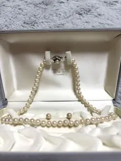 Pepeパールネックレス イヤリングセット