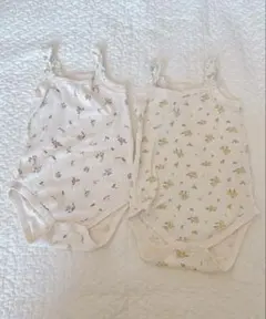 バースデイ　キャミソールロンパース　肌着　2枚セット　90