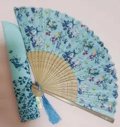 観世流 本金花柄舞扇青金色 - メルカリ