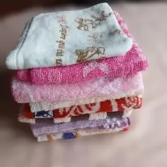 タオルハンカチ 8枚 セット　中古7枚未使用1枚