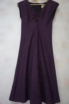 vanessabruno athé ノースリーブ ワンピース パープルのサムネイル