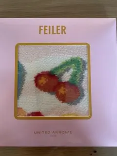 ユナイテッドアローズ FEILER チェリー柄 ハンカチ