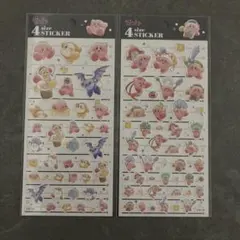 カービィ 4サイズシール 2シートセット