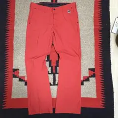 EDWIN ゴルフパンツ　赤　レッド　ゴルフウェア