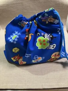 アンパンマン 巾着袋 青