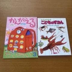 幼児向け絵本・図鑑 2冊セット チャイルドブック かんがえる/みずべのいきもの