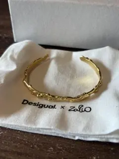 【新品】Desigual x Zalio ゴールドバングル