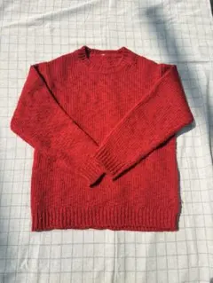 2026年最新】無印良品 カラー：レッド系 メンズ ニット・セーターの