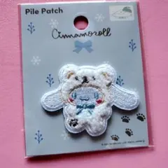 サンリオ シナモロール ワッペン アイロン アップリケ シナモン 新品